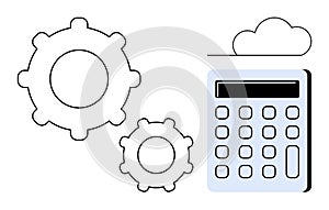 Cloud-Based Calculation and Automation with Gear Integration Concept