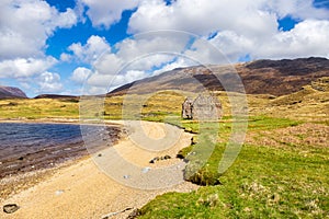 Calda House at Loch Assynt near Ardvreck castle photo