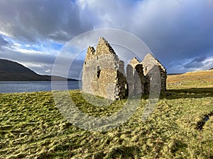 Calda House near Ardvreck Castle - Loch Assynt - Scotland photo