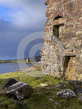 Calda House near Ardvreck Castle - Loch Assynt - Scotland photo