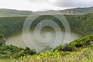 Caldeira Branca on the island of Flores in the Azores, Portugal