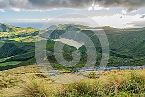 Caldeira Funda on the island of Flores in the Azores, Portugal