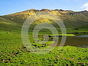 Caldeirao do Corvo landscape, Azores photo