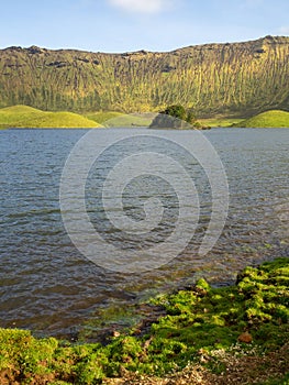 Caldeirao do Corvo lake, Azores photo