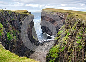 Calder`s Geo on Eshaness, Shetland, UK.