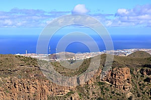 Caldera de Bandama - a place where used to be a volcanic crater in Gran Canaria