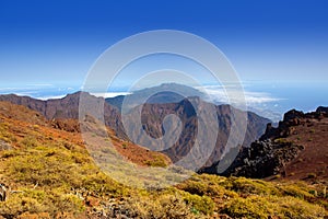 Caldera de Taburiente in Roque Muchachos