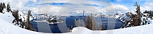 Caldera lake in Crater Lake National Park, Oregon, USA