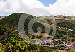 Caldera on Sao Jorge island photo