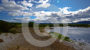 Caldera Uzon on territory of Kronotsky Nature Reserve. Kamchatka Peninsula