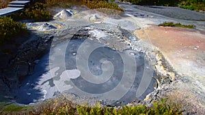 Caldera Uzon on territory of Kronotsky Nature Reserve. Kamchatka Peninsula