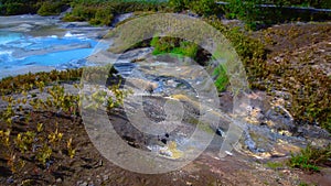 Caldera Uzon on territory of Kronotsky Nature Reserve. Kamchatka Peninsula