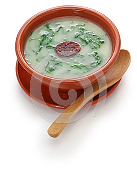 Caldo verde kale soup photo