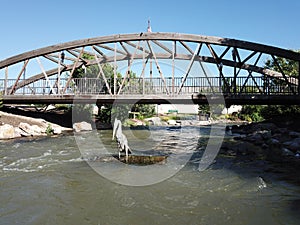 Caldwell, Idaho, Bridge, River, Downtown