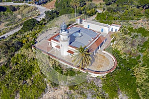 Calella Lighthouse is active lighthouse situated in coastal town of Calella, Spain
