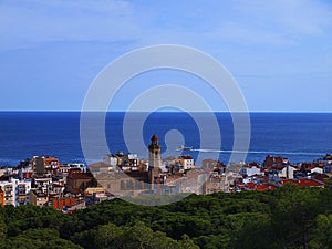 Calella is a resort town on the Spanish coast an hour away by train from Barcelona. Clean sea, clean beaches and cozy hotels attra