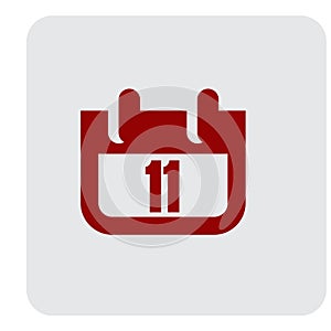 Calenda Simpel Logo Icon Vector Ilustration