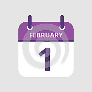 Calendar 1st of February