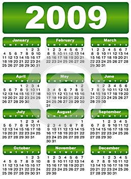 Calendar 2009
