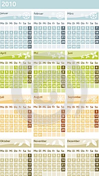Calendar 2010 - german version