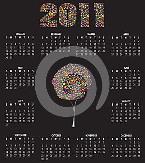 Calendar for 2011