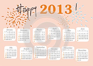 Calendar 2013