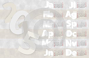 Calendar 2015 vector design template