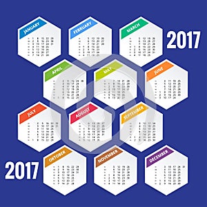 Calendar for 2017