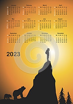 Calendar for 2023