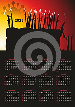 Calendar for 2023