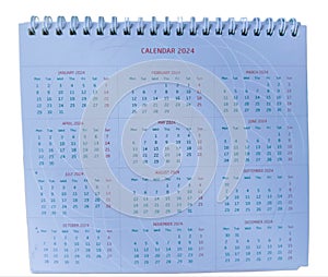 Calendar 2024 organizer planner table-calendar new year-calendar kalender calendrier calendario image photo