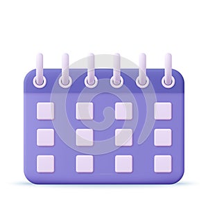 Calendar assignment icon. Planning concept.