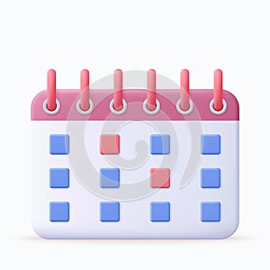 Calendar assignment icon. Planning concept.