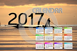 2017 Calendar Backgronds.
