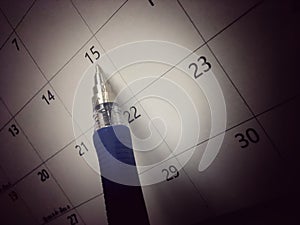 Calendar concept business design background