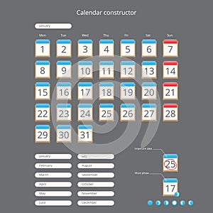 Calendar constructor