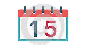 Calendar with Date, Event and Scheduling Icon, vector design Generative AI