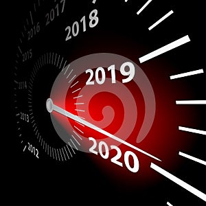 Calendar date of the New Year 2020
