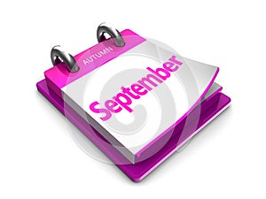 Calendar date is september