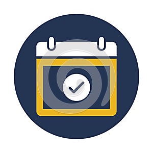 Calendar, date Vector Icon which can easily modify or edit