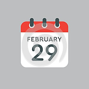 Calendar day 29 February, leap or intercalary year