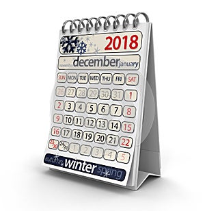 Calendar - december 2018