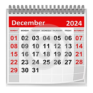 Calendar - December 2024