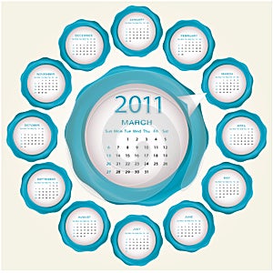Calendar design 2011
