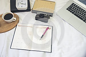 Calendar desk for Planner and organizer to plan and reminder daily appointment, meeting agenda, schedule, timetable, and