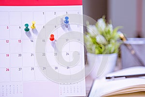 Calendar Event Planner is busy.calendar,clock to set timetable organize schedule,planning for business meeting or travel planning