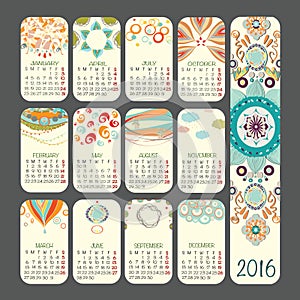 Calendar 2016