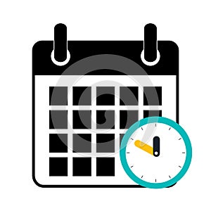 Calendar Icon. Concept of Schedule, appointment. Vector Illustration EPS10