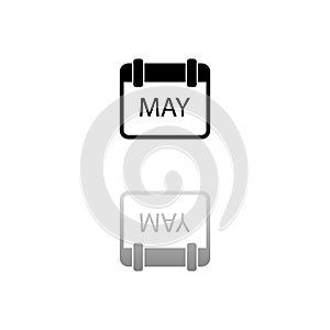 Calendar icon flat