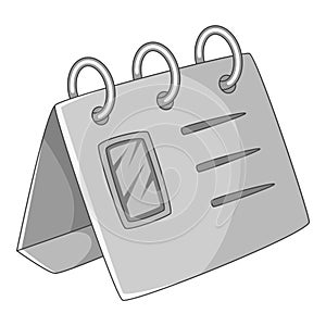 Calendar icon monochrome